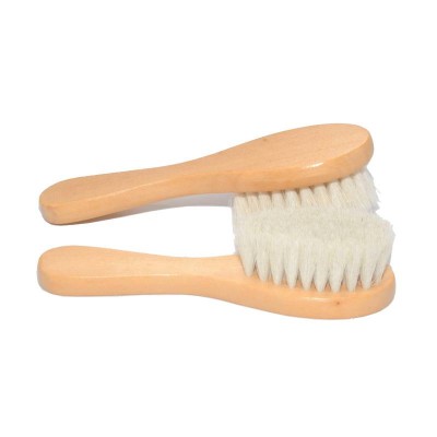 100% Nature  Shampoo Bath wooden baby brush goat hair brush