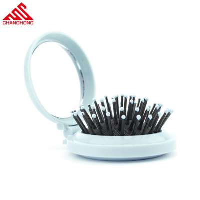 Creative folding mirror comb hair comb with Traveling mirror